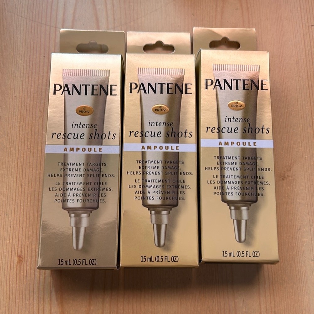 3  Pantene pro-v intense rescue shots
